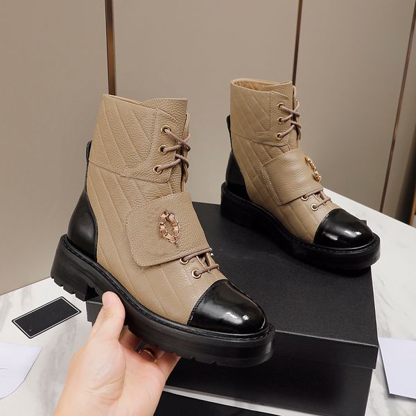 ankle boots designer ccity leather lace up boot fashion women winter booties channel warm shoes adfsd, Black
ankle boots designer ccity leather lace up boot fashion women winter booties channel warm shoes adfsd, Black