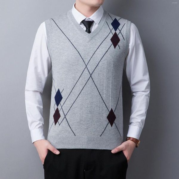 men's vests man cashmere sweater autumn spring casual argyle patterns sweaters vest male sleeveless knit pullovers, Black;white
men's vests man cashmere sweater autumn spring casual argyle patterns sweaters vest male sleeveless knit pullovers, Black;white