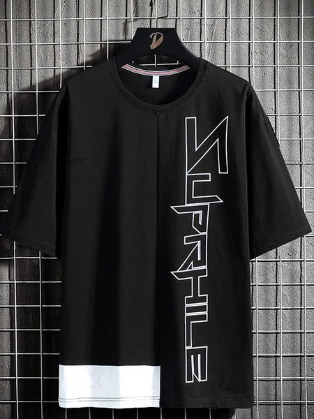 men's t-shirts plus size summer oversized t shirt men streetwear hip hop harajuku t-shirts male patchwork letter print tees 6xl 7xl 8x, White;black
men's t-shirts plus size summer oversized t shirt men streetwear hip hop harajuku t-shirts male patchwork letter print tees 6xl 7xl 8x, White;black