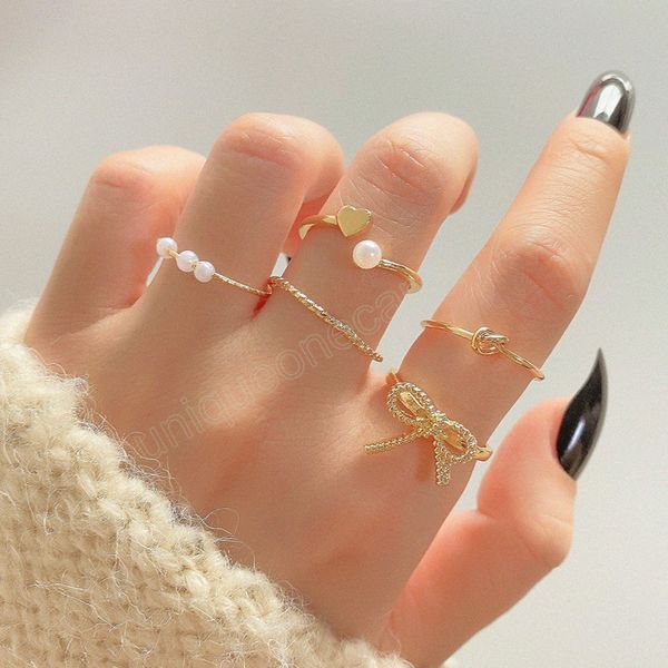 bohemian geometric rings gold color butterfly knuckle finger pearl ring set for women fashion jewelry gift, Silver
bohemian geometric rings gold color butterfly knuckle finger pearl ring set for women fashion jewelry gift, Silver