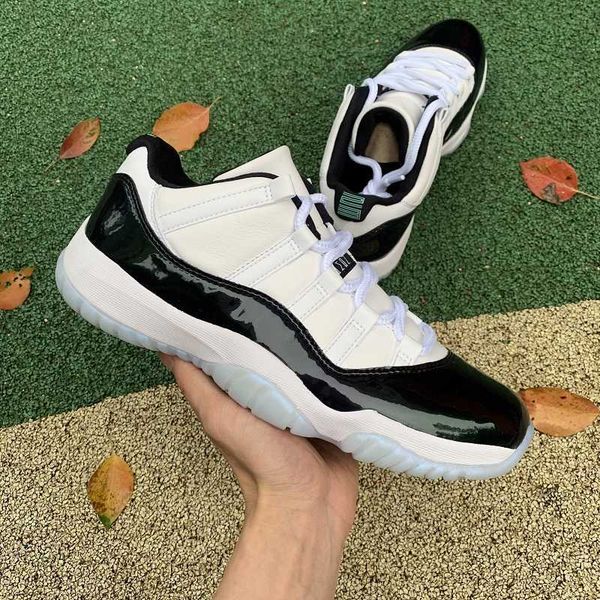 with box 11 11s mens basketball shoes easter white emerald rise black low cut men women trainers sports sneakers 528895-145 og quality 36-47
with box 11 11s mens basketball shoes easter white emerald rise black low cut men women trainers sports sneakers 528895-145 og quality 36-47