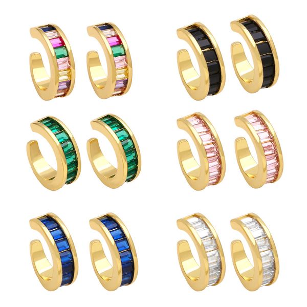 hip hop hoop earrings bling colorful zircon dangle earrings no piercing ear clips gold plated jewelry, Golden;silver
hip hop hoop earrings bling colorful zircon dangle earrings no piercing ear clips gold plated jewelry, Golden;silver