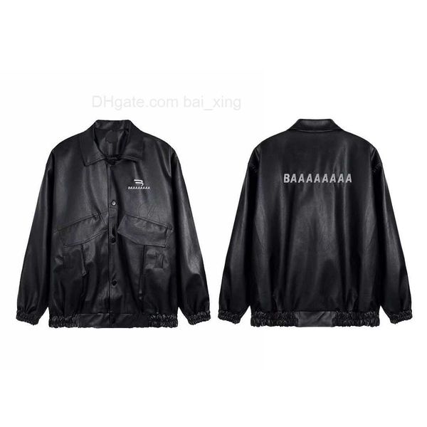 jackets designer mens loose coat leather motorcycle coat style letters outwear hiphop men baseball jacket women xl, Black;brown
jackets designer mens loose coat leather motorcycle coat style letters outwear hiphop men baseball jacket women xl, Black;brown