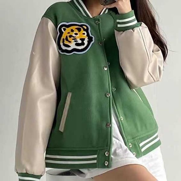 men's coat baseball uniform human make jacket cotton woolen leather sleeve spring autumn ins celebrity fashion hip hop w9ly unique n, Black;brown
men's coat baseball uniform human make jacket cotton woolen leather sleeve spring autumn ins celebrity fashion hip hop w9ly unique n, Black;brown