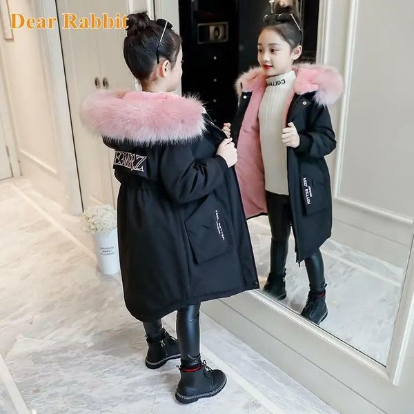 down coat children winter cotton jacket fashion girl clothing kids clothes thick parka faux fur hooded snowsuit outerwear 221201, Blue;gray
down coat children winter cotton jacket fashion girl clothing kids clothes thick parka faux fur hooded snowsuit outerwear 221201, Blue;gray