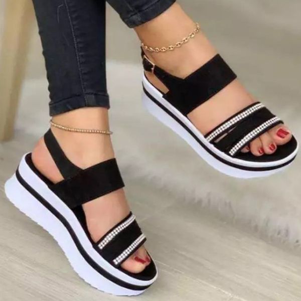 slippers sandals women summer shoes open toe ladies flats platform woman comfy beach sandalias mujer 221130, Black
slippers sandals women summer shoes open toe ladies flats platform woman comfy beach sandalias mujer 221130, Black