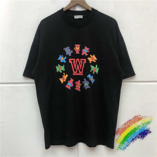 men's t-shirts 2022ss bear t shirt men women heavy fabric tee oversize short sleeve t221130, White;black
men's t-shirts 2022ss bear t shirt men women heavy fabric tee oversize short sleeve t221130, White;black