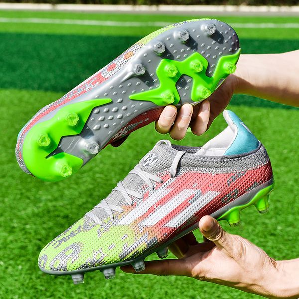 safety shoes men soccer kids tf/fg high ankle football boots cleats grass training sport footwear trend men's sneakers 35-45 221130, Black;brown
safety shoes men soccer kids tf/fg high ankle football boots cleats grass training sport footwear trend men's sneakers 35-45 221130, Black;brown