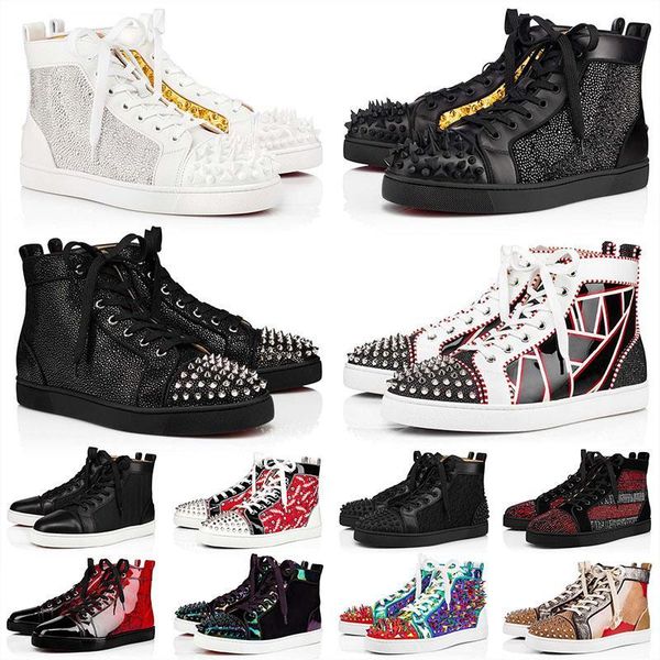 red bottomed christians red shoes man big size us 13 designer trainers luxurys designers men's women's casual platform sneaker fas, Black
red bottomed christians red shoes man big size us 13 designer trainers luxurys designers men's women's casual platform sneaker fas, Black
