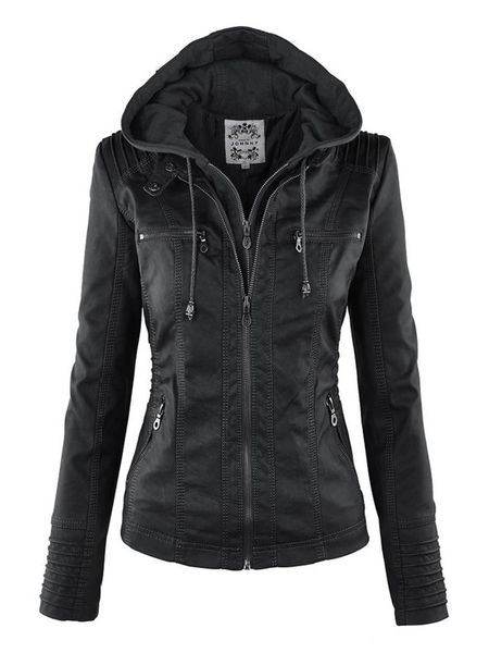 women s jackets gothic faux leather women hoodies winter autumn motorcycle black outerwear pu basic coat 221130, Black;brown
women s jackets gothic faux leather women hoodies winter autumn motorcycle black outerwear pu basic coat 221130, Black;brown