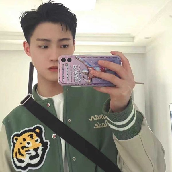 men's coat baseball uniform human make jacket cotton shirt woolen tiger head dog men women autumn winter couple ins celebrity fa, Black;brown
men's coat baseball uniform human make jacket cotton shirt woolen tiger head dog men women autumn winter couple ins celebrity fa, Black;brown