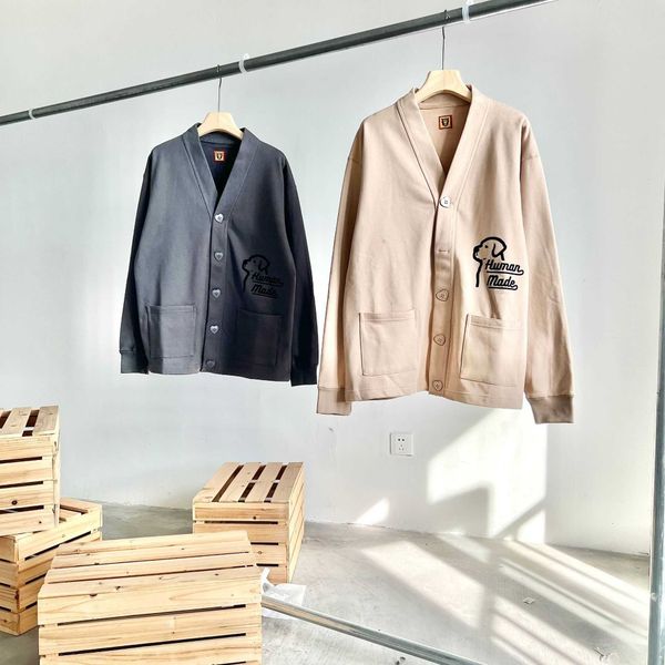 coat mens hoody human designer cotton make hip hop ceiling labrador flocking embroidery men and women lovers casual v-neck knitting cardigan, Black;brown
coat mens hoody human designer cotton make hip hop ceiling labrador flocking embroidery men and women lovers casual v-neck knitting cardigan, Black;brown