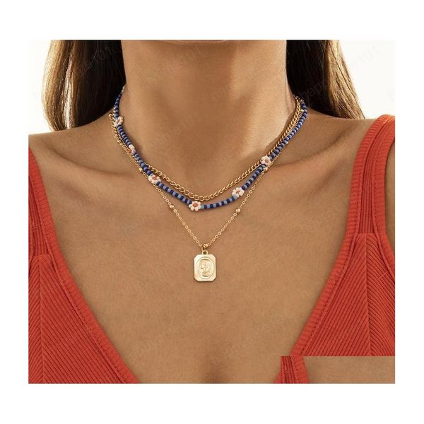 pendant necklaces square brand pendant necklaces women mti layer splicing flower beaded clavicle chain bohemian woven contrast color dh8wv, Silver
pendant necklaces square brand pendant necklaces women mti layer splicing flower beaded clavicle chain bohemian woven contrast color dh8wv, Silver