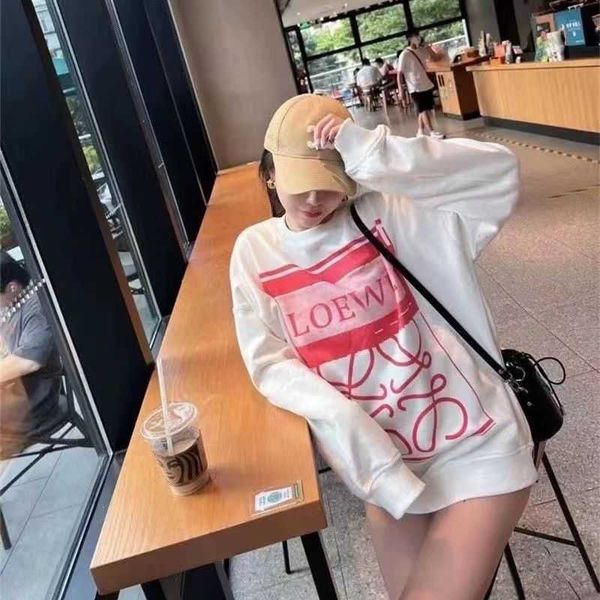 new designer loew's sweatshirts luxury hoodies 22 autumn winter casual letter print long sleeve round neck pullover sweater, Black
new designer loew's sweatshirts luxury hoodies 22 autumn winter casual letter print long sleeve round neck pullover sweater, Black