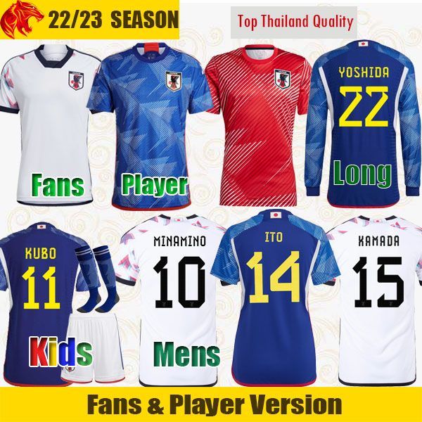 fans player japan soccer jerseys minamino yoshida 2022 world cup kubo ito kamada asano mitoma doan football shirt 22 23 men's long jers, Black;yellow
fans player japan soccer jerseys minamino yoshida 2022 world cup kubo ito kamada asano mitoma doan football shirt 22 23 men's long jers, Black;yellow