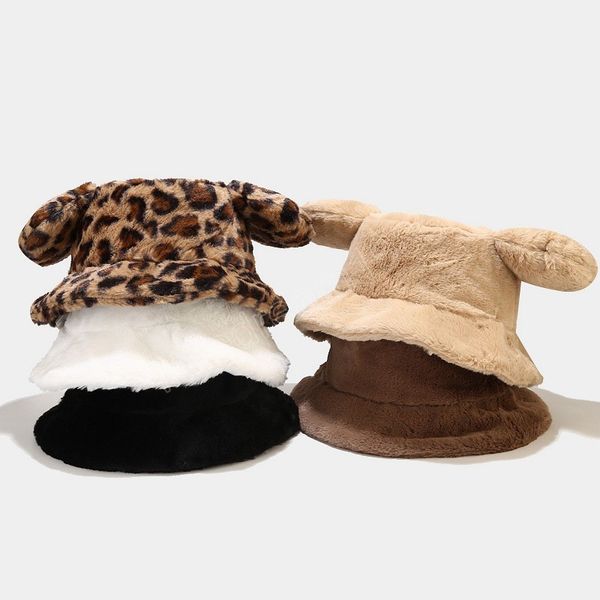 winter outdoor vacation lady panama cap black solid thickened soft warm fishing cap faux fur rabbit bucket hat women leopard, Blue;gray
winter outdoor vacation lady panama cap black solid thickened soft warm fishing cap faux fur rabbit bucket hat women leopard, Blue;gray