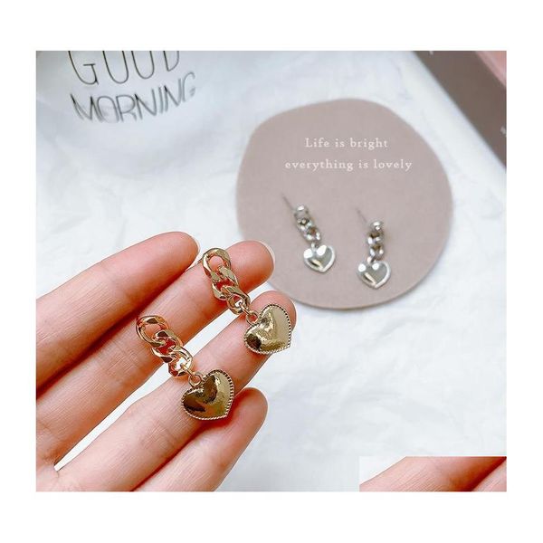 dangle chandelier fashion jewelry s925 sier post earrings cute heart chain dangle stud drop delivery dh3oz, Silver
dangle chandelier fashion jewelry s925 sier post earrings cute heart chain dangle stud drop delivery dh3oz, Silver