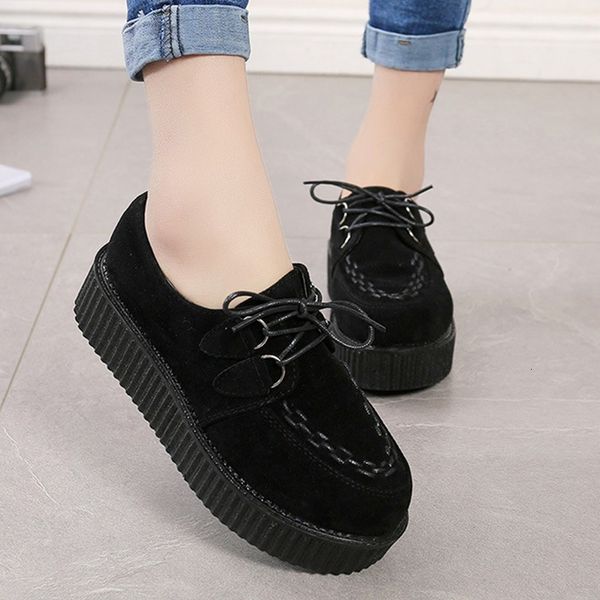 dress shoes harajuku style sneakers retro korean women s lace up platform spring autumn ladies round head suede large size 41 221130, Black
dress shoes harajuku style sneakers retro korean women s lace up platform spring autumn ladies round head suede large size 41 221130, Black