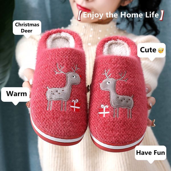 slippers winter warm women men indoor slipper christmas deer lovers home floor shoes female male house cartoon slides 221130, Black
slippers winter warm women men indoor slipper christmas deer lovers home floor shoes female male house cartoon slides 221130, Black