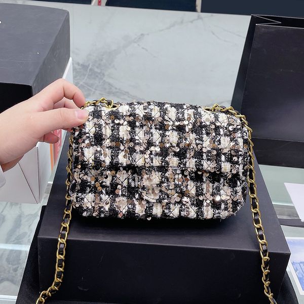 womens designer sequins tweed bag blingbling glitter purse classic flap quilted gold metal hardware matelasse chain crossbody shoulder desig
womens designer sequins tweed bag blingbling glitter purse classic flap quilted gold metal hardware matelasse chain crossbody shoulder desig