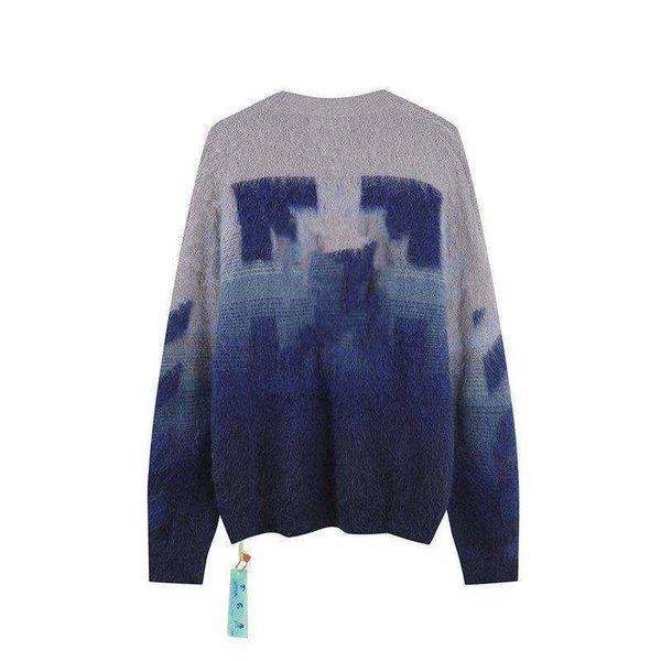 sweaters for women popular brand designer hoodies off gradient loose casual knit men's and women's long sleeve coats dark blue, White;black
sweaters for women popular brand designer hoodies off gradient loose casual knit men's and women's long sleeve coats dark blue, White;black