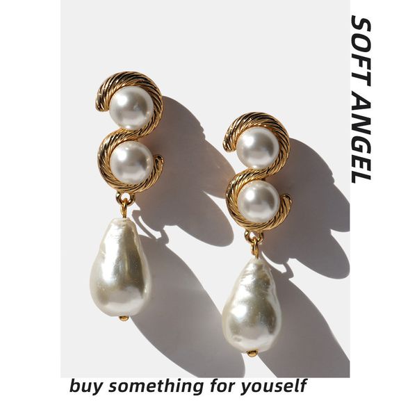 chandelier pearls earrings for women wedding fine jewelry piercing earrings hoops bohemia pendientes plata earings, Silver
chandelier pearls earrings for women wedding fine jewelry piercing earrings hoops bohemia pendientes plata earings, Silver