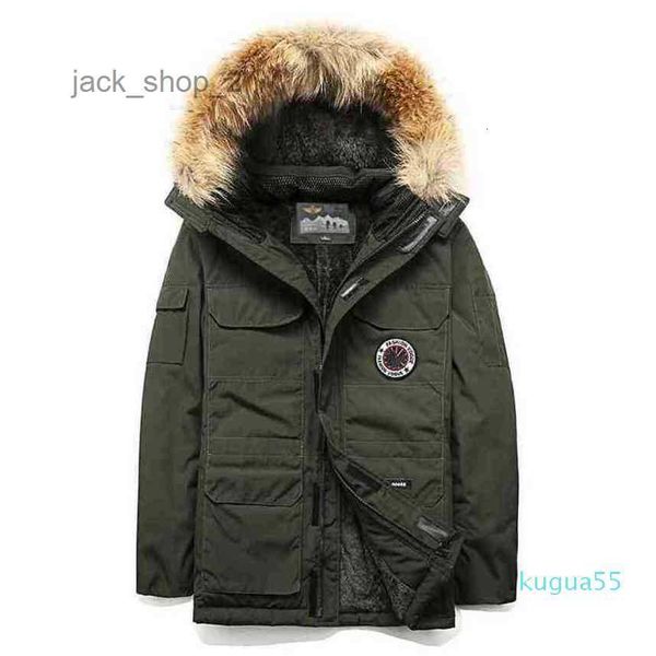 men's down parkas winter canadian goode jacket cotton padded clothes plush thickened mens medium large warm gooses map table parker coa, Black
men's down parkas winter canadian goode jacket cotton padded clothes plush thickened mens medium large warm gooses map table parker coa, Black