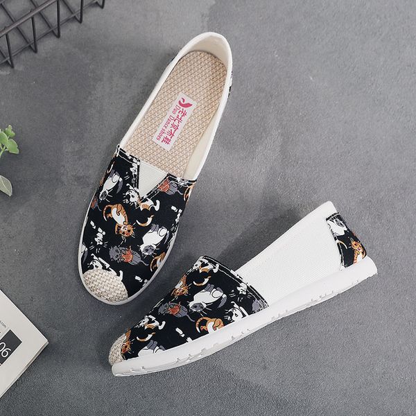 fashionable women's flat cloth work shoes breathable linen loafer shoes soft soled ethnic mother shoes retro, Black
fashionable women's flat cloth work shoes breathable linen loafer shoes soft soled ethnic mother shoes retro, Black