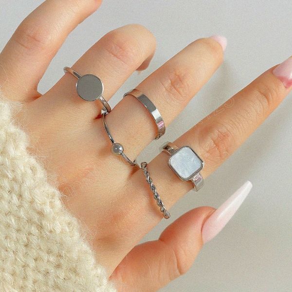 vintage silver color geometric midi joint ring set for women minimalist metal opening knuckle ring gift
vintage silver color geometric midi joint ring set for women minimalist metal opening knuckle ring gift