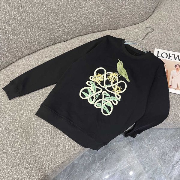 new designer loew's sweatshirts luxury hoodies embroidery magpie plant flower pattern 22ss early autumn casual sweater men and women, Black
new designer loew's sweatshirts luxury hoodies embroidery magpie plant flower pattern 22ss early autumn casual sweater men and women, Black