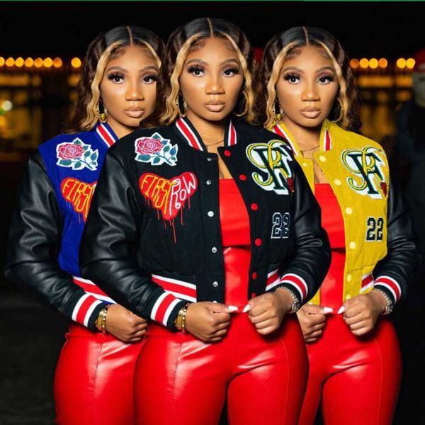 women jackets designer new short motorcycle letters pattern printed long feng ni thick jacket ladies fashion coat 3 colours, Black;brown
women jackets designer new short motorcycle letters pattern printed long feng ni thick jacket ladies fashion coat 3 colours, Black;brown