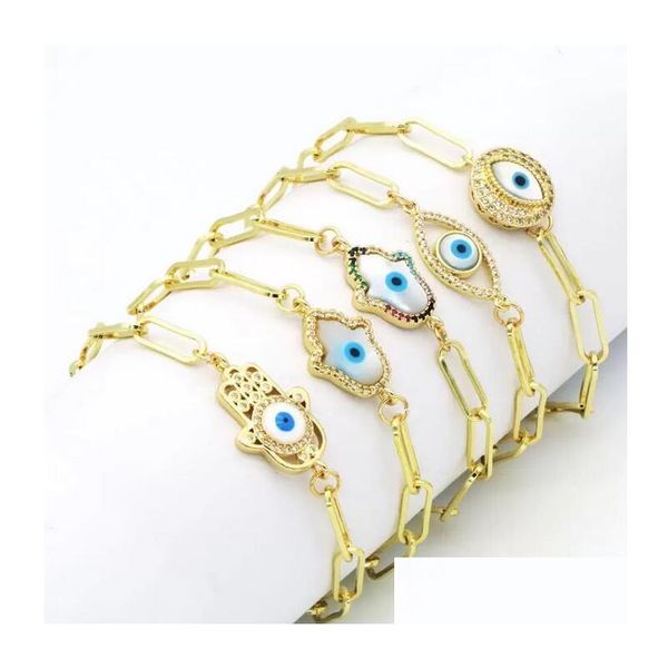 charm bracelets gold plated cz fatima hand evil eye charm copper chain bracelet hip hop jewelry for man woman drop delivery 2021 brac dhhlc, Golden;silver
charm bracelets gold plated cz fatima hand evil eye charm copper chain bracelet hip hop jewelry for man woman drop delivery 2021 brac dhhlc, Golden;silver