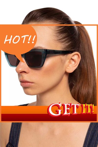 fashion luxury designer sunglasses 22ss new style sl sunglass ins net red star sl276 personalized cat's eye women's fashion, White;black
fashion luxury designer sunglasses 22ss new style sl sunglass ins net red star sl276 personalized cat's eye women's fashion, White;black