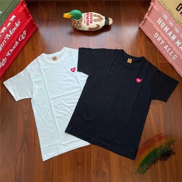 men's t-shirts small heart embroidery human made t-shirt men women 1 1 t shirt tee t221202, White;black
men's t-shirts small heart embroidery human made t-shirt men women 1 1 t shirt tee t221202, White;black