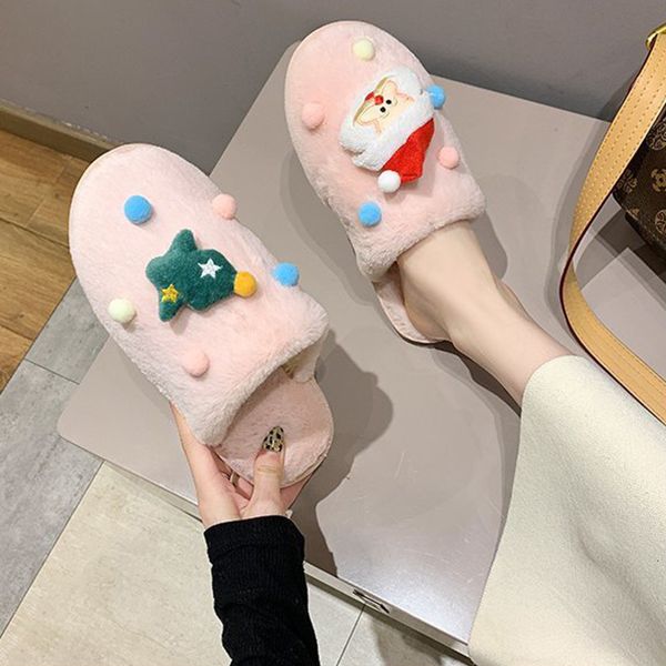 slippers santa s fluffy slipper s autumn and winter flat toe head half drag plus velvet warm christmas tree 221130, Black
slippers santa s fluffy slipper s autumn and winter flat toe head half drag plus velvet warm christmas tree 221130, Black