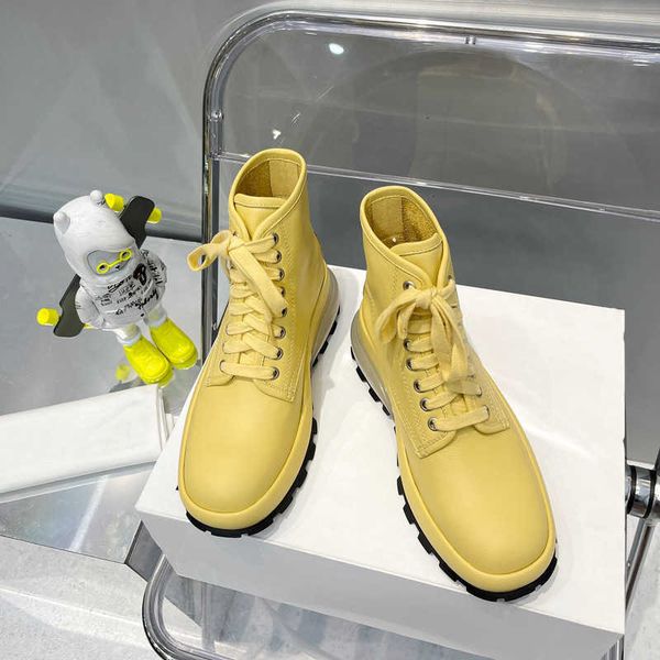 thick sole leather high-shoes lace up without lining non-slip couple shoes 230103, Black
thick sole leather high-shoes lace up without lining non-slip couple shoes 230103, Black