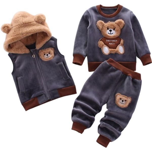 clothing sets children cotton clothes set autumn winter thicken fleece hoodies sweater pants vest 3pcs outfits boys suits girls warm outerwe, White
clothing sets children cotton clothes set autumn winter thicken fleece hoodies sweater pants vest 3pcs outfits boys suits girls warm outerwe, White