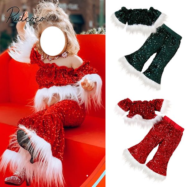 clothing sets kid infant girls christmas pants 2pcs set sequined short sleeve off shoulder patchwork with elastic waist flare 1 7t 221130, White
clothing sets kid infant girls christmas pants 2pcs set sequined short sleeve off shoulder patchwork with elastic waist flare 1 7t 221130, White