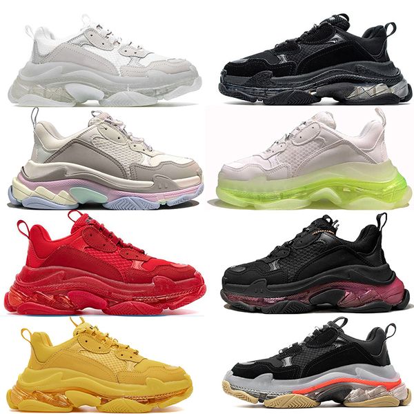 designer sneakers 17fw pairs shoes triple s clear sole men women casual fashion crystal bottom all white black green sports outdoor vintage
designer sneakers 17fw pairs shoes triple s clear sole men women casual fashion crystal bottom all white black green sports outdoor vintage