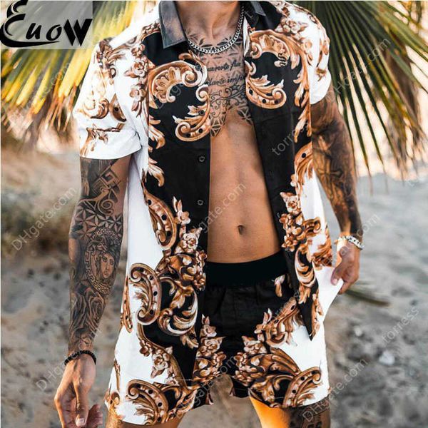 tracksuits euow fashion men clothing summer beach style loose shirts hawaiian suits men's printed two piece set casual street, Gray
tracksuits euow fashion men clothing summer beach style loose shirts hawaiian suits men's printed two piece set casual street, Gray