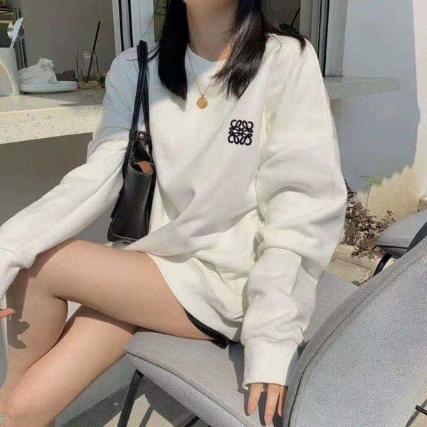 designer loew's mens womens hoodies warm pullover embroidery loose round neck sweater men and women autumn winter long sleeves cotton s, Black
designer loew's mens womens hoodies warm pullover embroidery loose round neck sweater men and women autumn winter long sleeves cotton s, Black