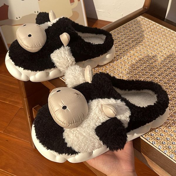 slippers cows cotton slipper s winter indoor home thick bottom plush couple men non slip 221130, Black
slippers cows cotton slipper s winter indoor home thick bottom plush couple men non slip 221130, Black
