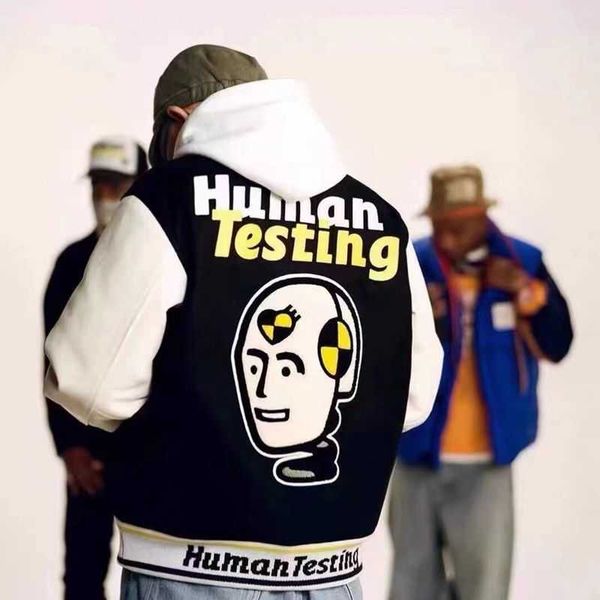 men's coat baseball uniform human make jacket cotton tie branded robot love embroidery cladding bomber plus ins celebrity fashion hi, Black;brown
men's coat baseball uniform human make jacket cotton tie branded robot love embroidery cladding bomber plus ins celebrity fashion hi, Black;brown