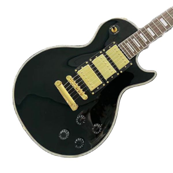 lvychinese electric guitar les black beauty 3 pickups custom gold hardware 6 strings
lvychinese electric guitar les black beauty 3 pickups custom gold hardware 6 strings