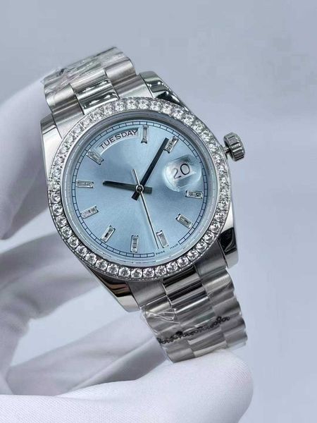 women watches automatic movement light blue 36mm diamond watch montre de luxe orologio mechanical reloj fashion watchs, Slivery;brown
women watches automatic movement light blue 36mm diamond watch montre de luxe orologio mechanical reloj fashion watchs, Slivery;brown