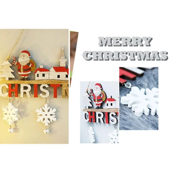 christmas accessory pendant wooden door hanging ornaments crafts year gift home decoration happy new year, Silver
christmas accessory pendant wooden door hanging ornaments crafts year gift home decoration happy new year, Silver