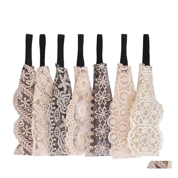 other fashion accessories europe fashion womens lace headband elastic ladies elegant hair band drop delivery accessories dhlhj, Silver
other fashion accessories europe fashion womens lace headband elastic ladies elegant hair band drop delivery accessories dhlhj, Silver