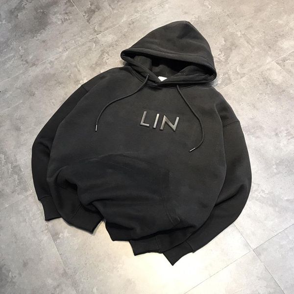 2022 designer men's women hoodies sweatshirts couple simple steel printed letters logo casual loose hooded fleece sweater, Black
2022 designer men's women hoodies sweatshirts couple simple steel printed letters logo casual loose hooded fleece sweater, Black