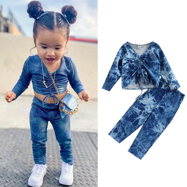 clothing sets focusnorm 1 6y summer fashion kids girls 2pcs clothes tie dye printed long sleeve bandage t shirts pants 221130, White
clothing sets focusnorm 1 6y summer fashion kids girls 2pcs clothes tie dye printed long sleeve bandage t shirts pants 221130, White