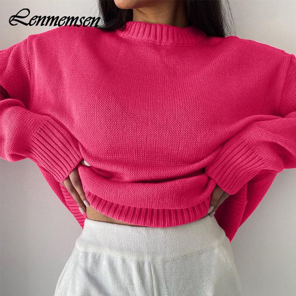 women's sweaters lenmemsen trendy loose knitted sweater women winter soft o-neck long sleeve solid pullover female vintage all-match ba, White;black
women's sweaters lenmemsen trendy loose knitted sweater women winter soft o-neck long sleeve solid pullover female vintage all-match ba, White;black